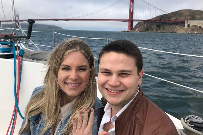 2-Hour Private Sailboat Charter in the San Francisco Bay - Alcatraz from the water