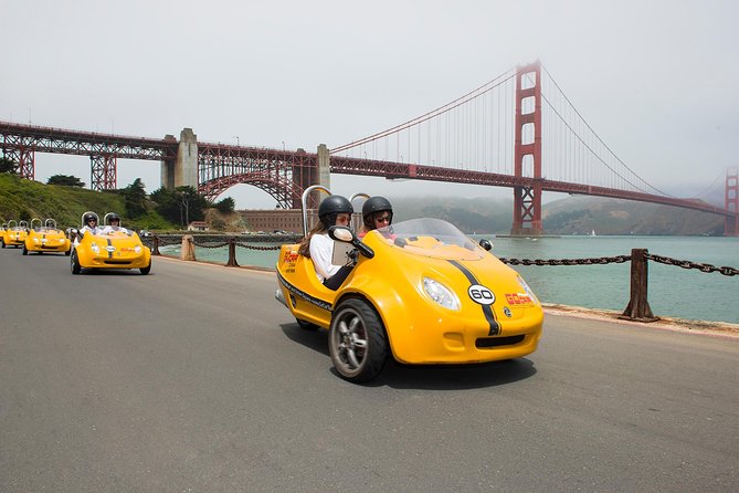 2HR Golden Gate Bridge and Lombard Loop GoCar Tour - Palace of Fine Arts: A Calm Start in the Marina