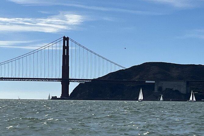 2hr. INTERACTIVE Sailing Experience on San Francisco Bay - The Golden Gate Bridge from the water