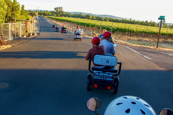 3 Hour Electric Trike Sunset Tour at Sonoma - Ending at Capo Isetta on Sonoma’s historic plaza