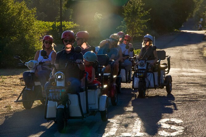 3 Hour Electric Trike Sunset Tour at Sonoma - What $175 per person really buys
