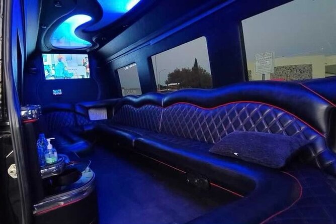 6hr | 12 Passenger Mercedes Limo Sprinter Bus - Key points at a glance