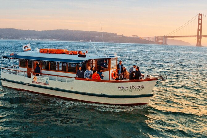 90-Minute Sunset Tour Aboard Wine Therapy - California wine and the onboard bar
