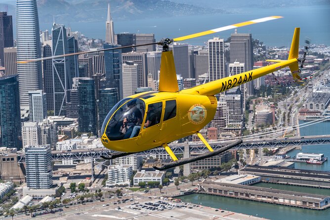 Alcatraz City Sites Helicopter Adventure - Pier 39, sea lions, and Fisherman’s Wharf