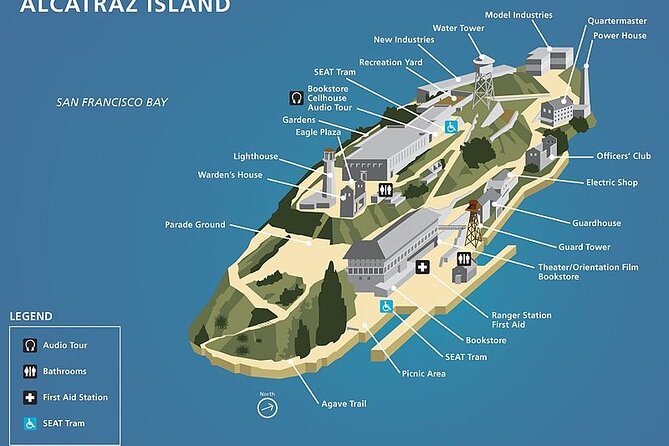 Alcatraz Prison Tour and Golden Gate Bridge Bay Cruise - Alcatraz begins at Pier 33