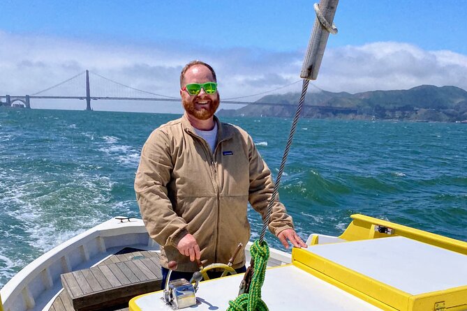 Golden Gate Bay Voyage on Historic Yellow Boat - A Small Yellow Boat With a Big Bay View