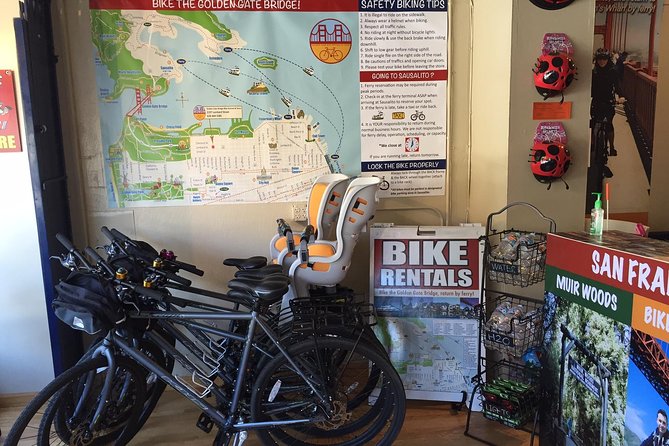 Golden Gate Bridge Bike Rentals - Very Close To The Bridge! - Returning by ferry for about $11