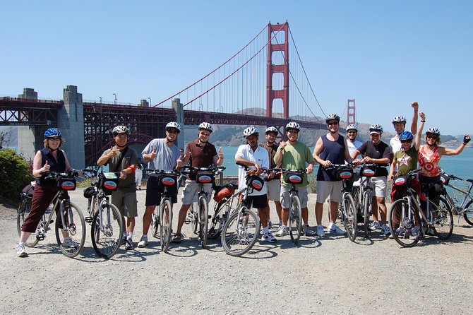 Golden Gate Bridge Guided Bicycle or E-Bike Tour from San Francisco to Sausalito - The Palace of Fine Arts and Crissy Field
