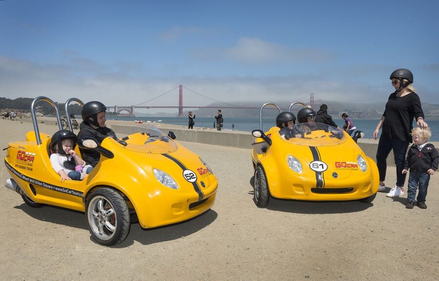 GPS Talking Tour Cars: Chinatown/Downtown Loop - AT&T Ballpark and the edge of the route