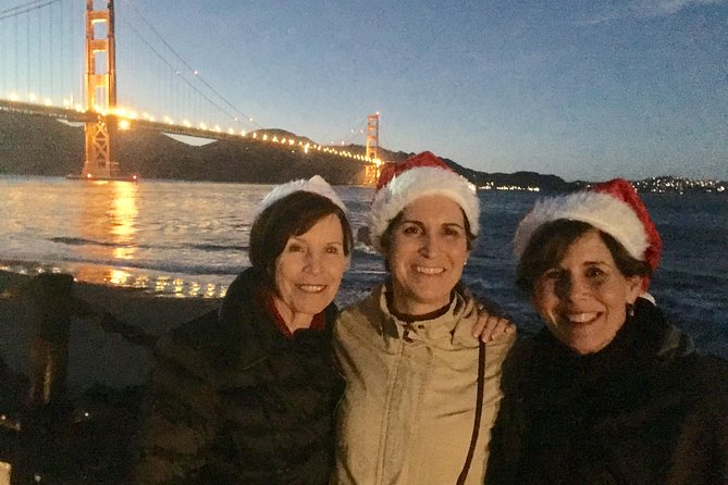 Holiday Lights Tour of San Francisco - Pier 39 and the waterfront after dark