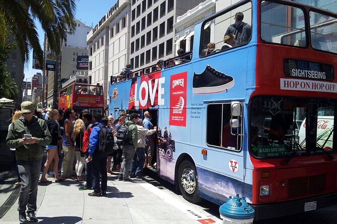Hop-On Hop-Off Deluxe Bus Tour of San Francisco: 2 Days, 20 Stops - Haight-Ashbury, Alamo Square, and Civic Center