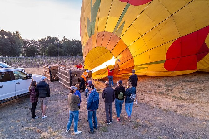 Hot Air Balloon Rides in Napa Valley - Boarding the Basket and Preparing for Takeoff