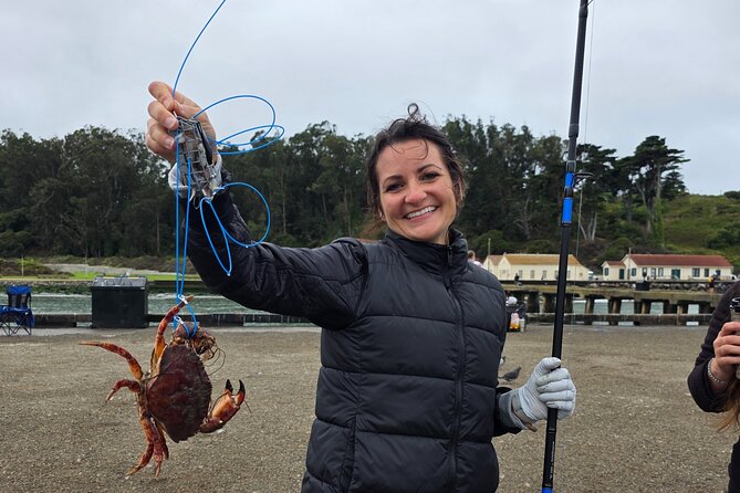 Learn to Catch and Cook Crab under Golden Gate Bridge SF - Starting at Torpedo Wharf beneath the bridge