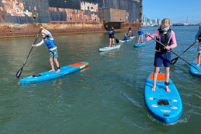Learn to Paddle Board on the San Francisco Bay! - Why a five-person group matters