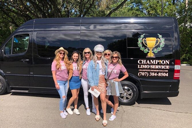 Mercedes-Benz Sprinter Wine Tasting Experience (chlid seat avil.) - The Napa Valley sign: a quick opening photo stop