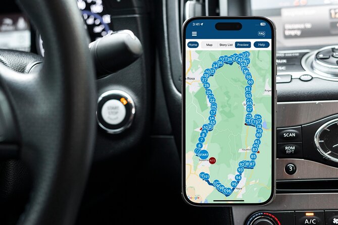 Napa Valley & Sonoma Self-Guided Audio Driving Tour - Key points to know before you go
