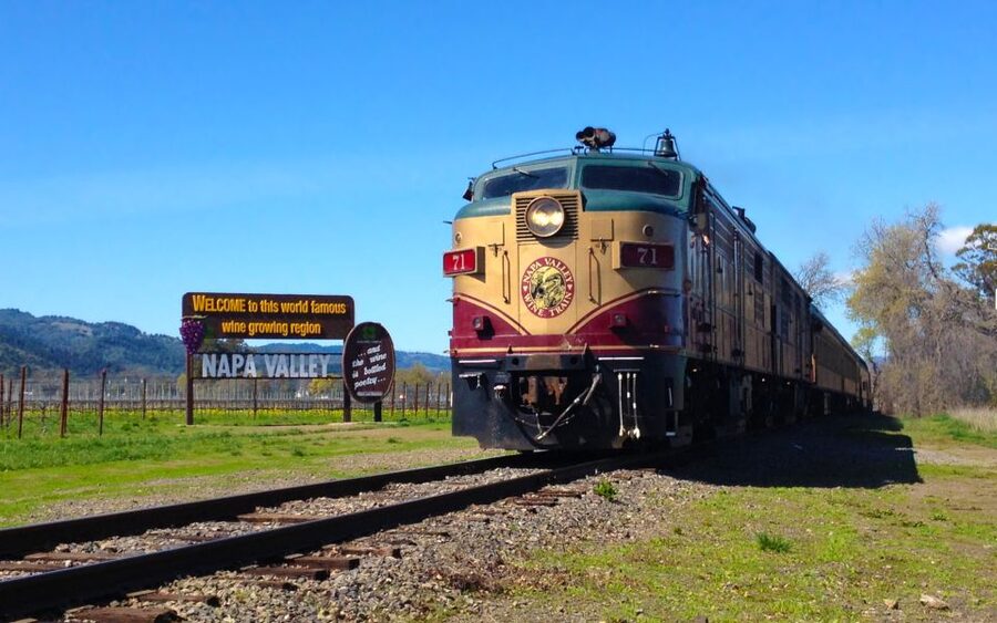 Napa Valley Wine Train: Gourmet Express Lunch or Dinner - Boarding the antique train and settling in