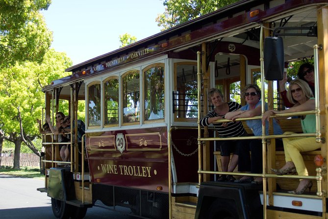 Napa Valley Wine Trolley Classic Tour - Riding the open-air cable car