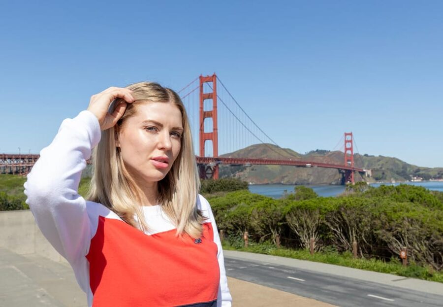 Portrait Session at Golden Gate Bridge SF - Meeting at East Battery near the bridge