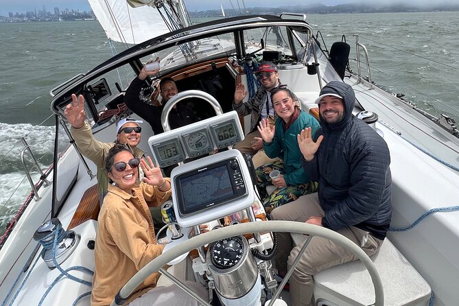 Private Sailboat Charter on San Francisco Bay - Sailing beneath the Golden Gate Bridge