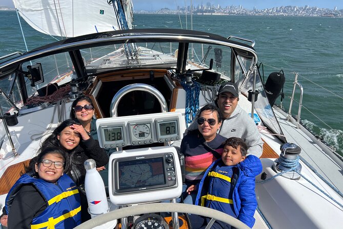 Private Sailboat Charter on San Francisco Bay - Passing Alcatraz and watching the Bay move