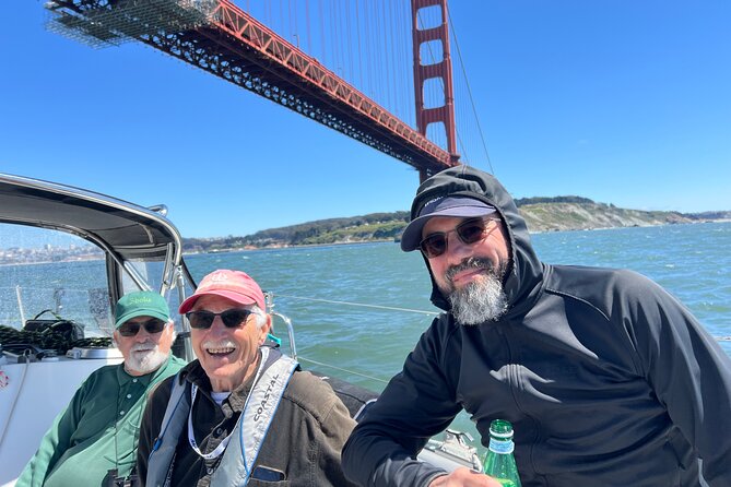 Private Sailboat Charter on San Francisco Bay - Pier 39 sea lions from the water