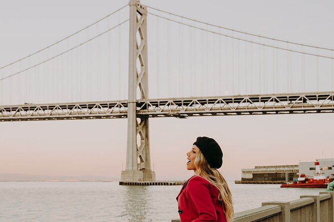 Private Vacation Photoshoot with Photographer in San Francisco - Baker Beach puts the Golden Gate Bridge in your vacation album