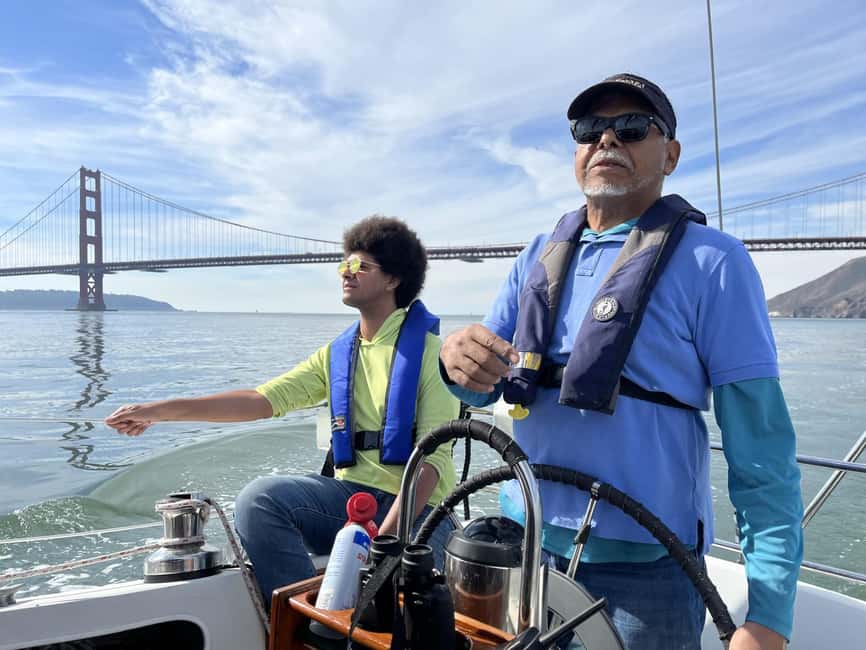 SAN FRANCISCO: (2hr) Interactive Sailing Experience - Getting close to Alcatraz