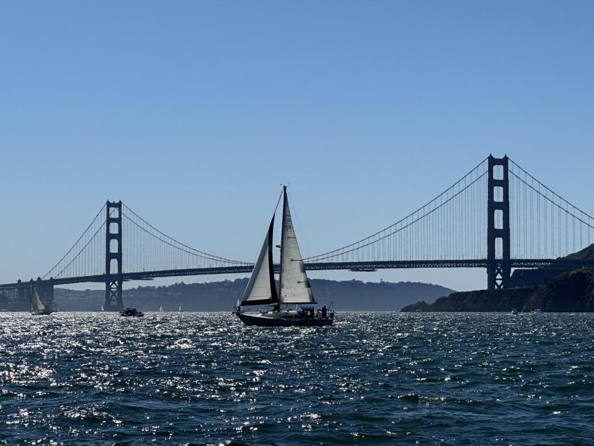 SAN FRANCISCO: (2hr) SUNSET Sailing Experience on SF Bay - Sailing toward the Golden Gate Bridge