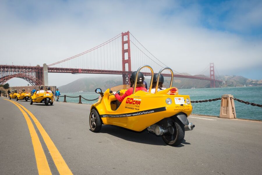 San Francisco: 3-Hour Early Bird GoCar Tour - Crissy Field and the Golden Gate Bridge