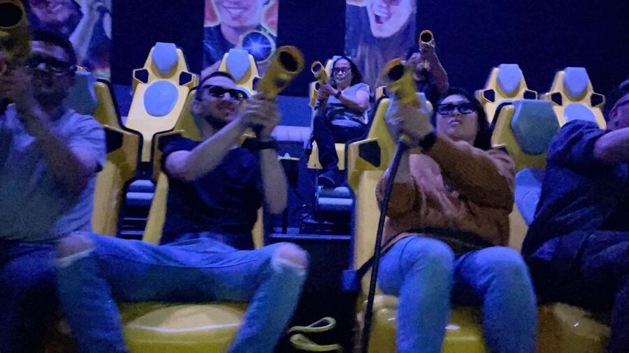 San Francisco: 7D Ride Experience - Laser Blasting and Individual Scores