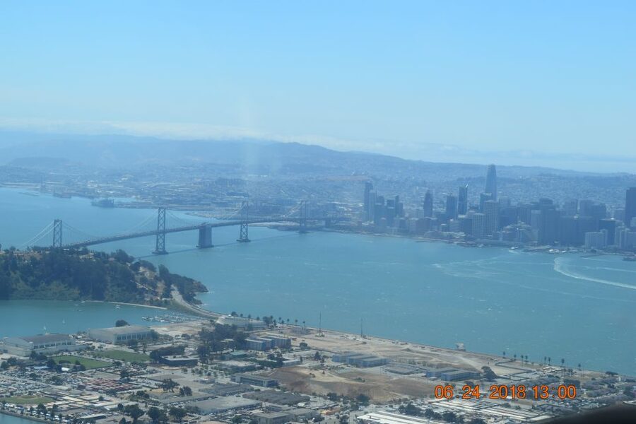 San Francisco: Airplane Private Bay Tour - Fisherman’s Wharf and Pier 39 from above