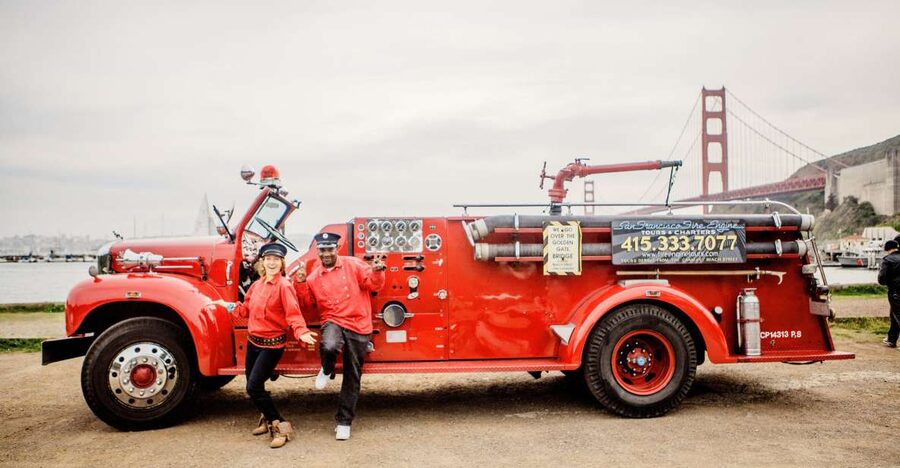 San Francisco Bay: 90-Minute Fire Engine Tour - Starting at The Cannery in Fisherman’s Wharf
