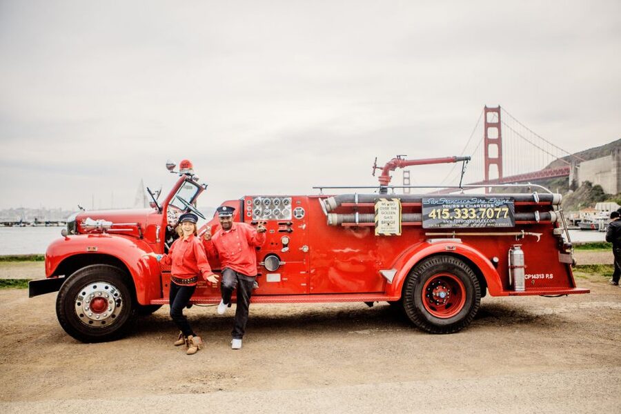 San Francisco Bay: 90-Minute Fire Engine Tour - Crossing the Golden Gate Bridge