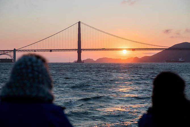 San Francisco Bay Sunset Catamaran Cruise - A sunset start at Pier 39