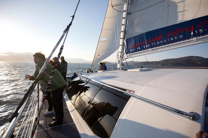 San Francisco Bay Sunset Catamaran Cruise - Sausalito and the north bay view
