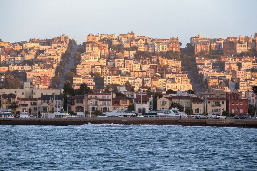San Francisco Bay Sunset Cruise by Luxury Catamaran - Alcatraz, Sausalito, and the changing bay view