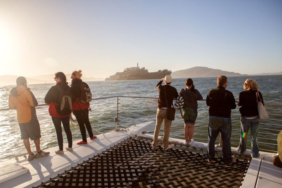 San Francisco Bay Sunset Cruise by Luxury Catamaran - Starting at Pier 39 beside the sea lions