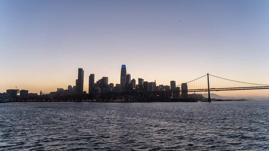San Francisco: California Sunset Cruise (2-hours) - San Francisco lights on the return trip