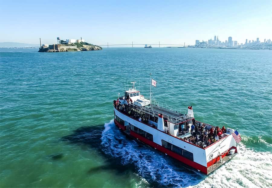 San Francisco: California Sunset Cruise (2-hours) - Heading past the waterfront and Bay Bridge