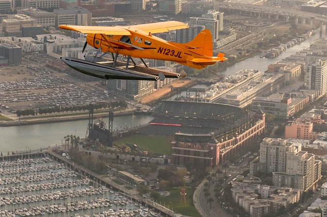 San Francisco City Sights Seaplane Tour - Downtown towers and Oracle Park