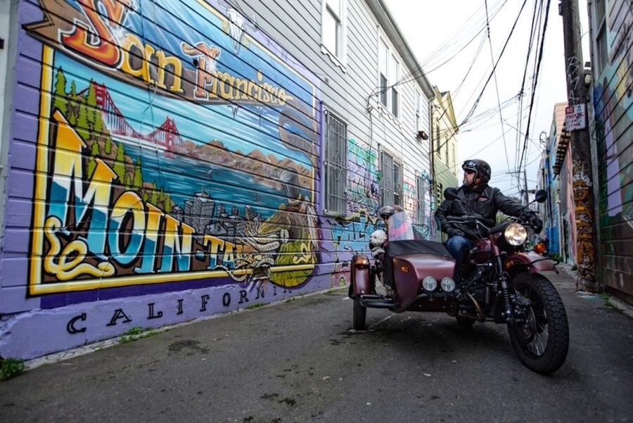 San Francisco: City Sunset Tour by Vintage Sidecar - Sunset from the Golden Gate Bridge
