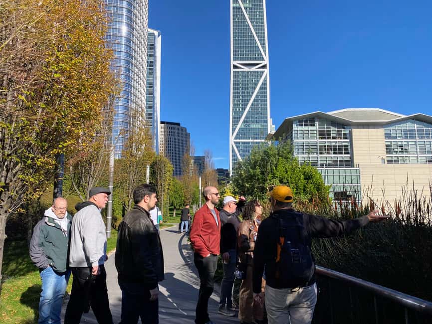 San Francisco: Downtown Architecture & Public Art Tour - Salesforce Park, a garden above the buses