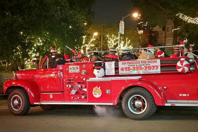 San Francisco Fire Engine Holiday Lights Tour - Key points to know before you book