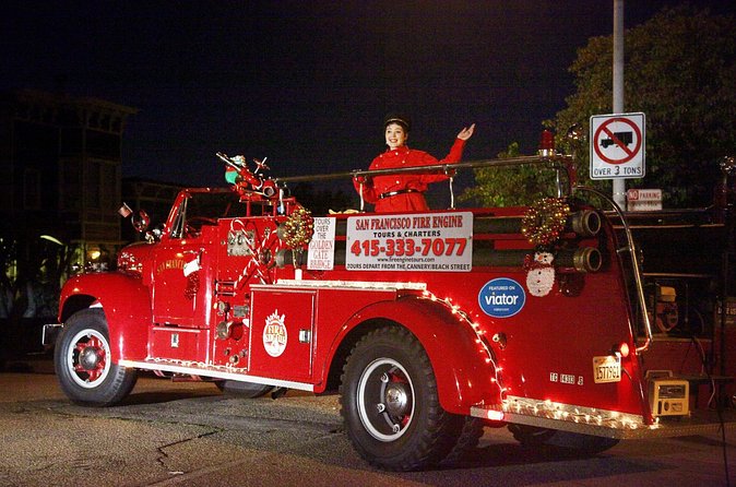 San Francisco Fire Engine Holiday Lights Tour - Comfort, weather, and practical limits