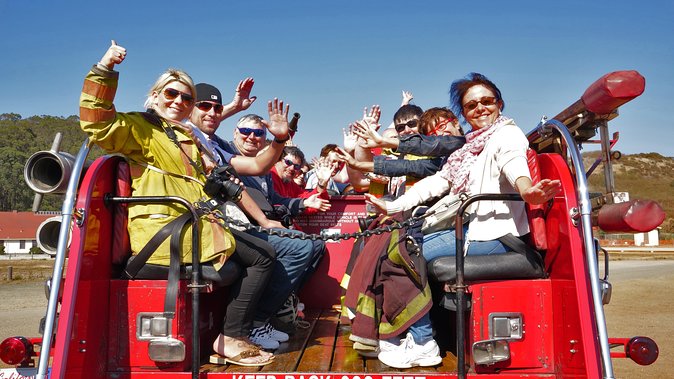 San Francisco Fire Engine Tour - Sausalito across the bay
