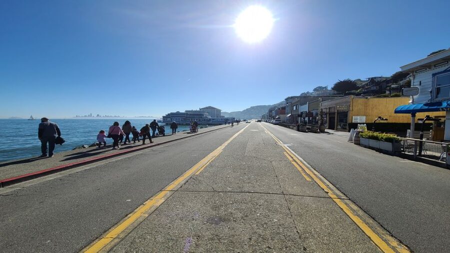 San Francisco: Full-Day City Tour w/ Muir Woods & Sausalito - Golden Gate Bridge views at Vista Point