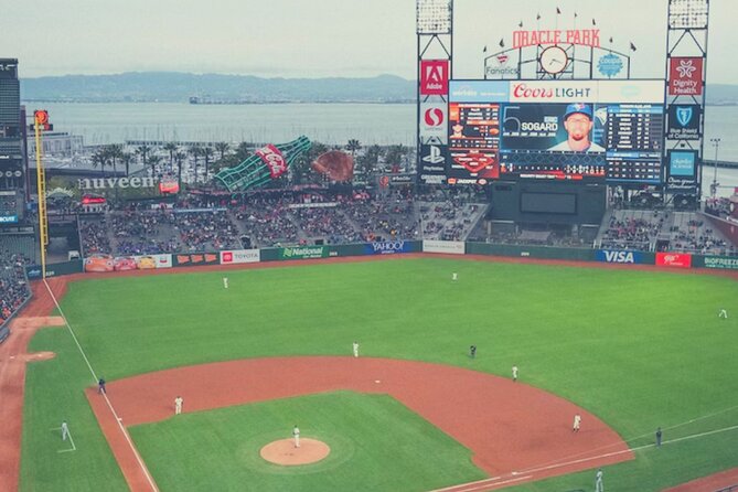 San Francisco Giants Baseball Game at Oracle Park - McCovey Cove and the Bay views