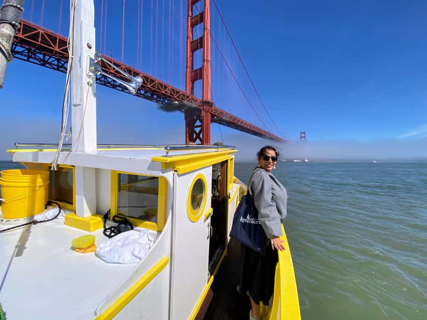 San Francisco: Golden Gate Bay Voyage on Historic Boat - Aquatic Park and Hyde Street Pier: the working waterfront first