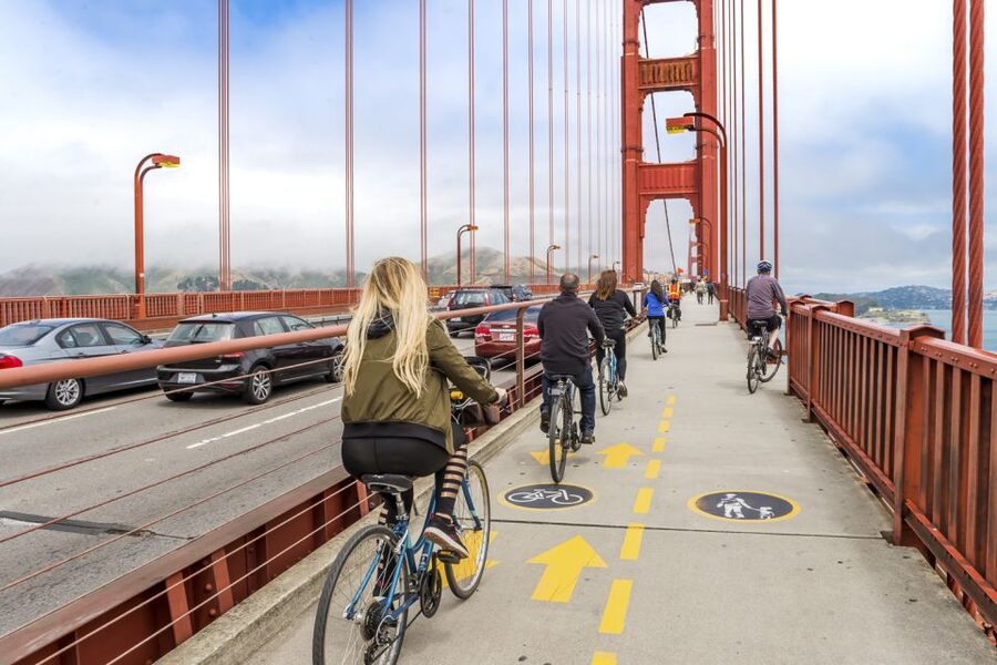 San Francisco: Golden Gate Bridge and Sausalito Cycling Tour - Vista Point and the Descent into Sausalito